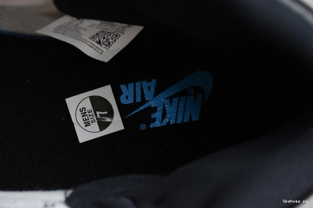 Retro White Blue Jordan High University Black AIR 555088-134 1 0206